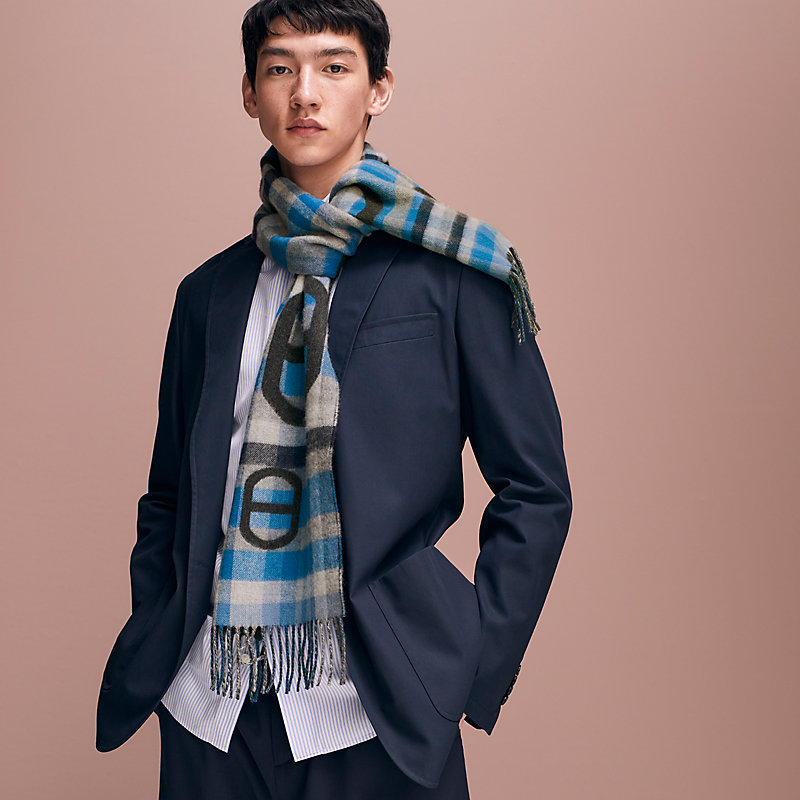 Tartan Maillons scarf | Hermès Singapore